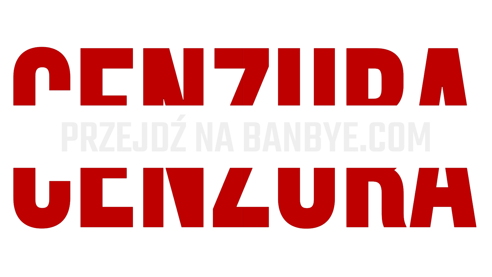 Cenzura — przejdź na BanBye.com