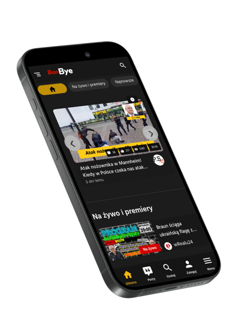 BanBye na ekranie telefonu